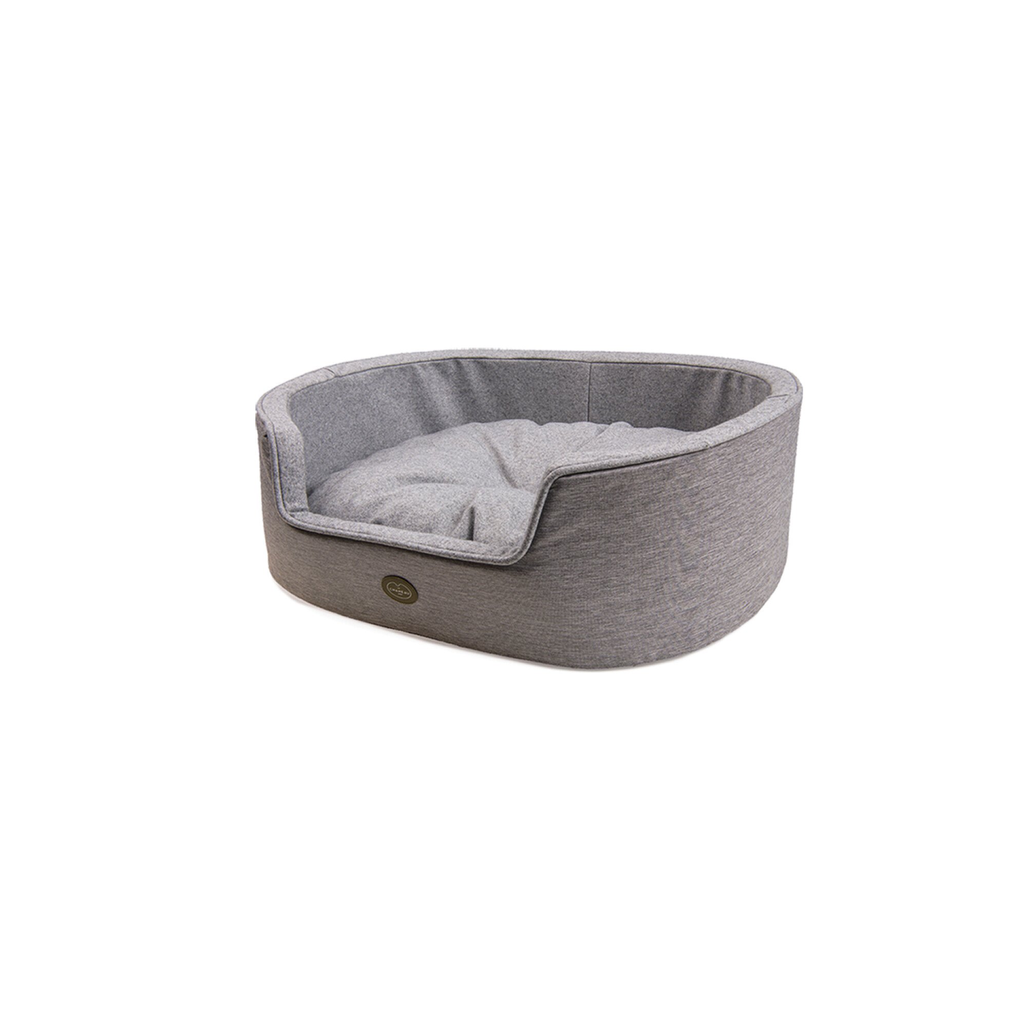 Grey and clearance white dog bed